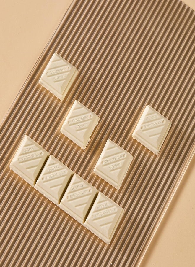 PRAYAN ENTERPRISE Chocolate Bar Erasers - Realistic Candy-Shaped Erasers for Kids, Novelty School Supplies, Fun Stationery Gifts (Set of 3) - Image 3